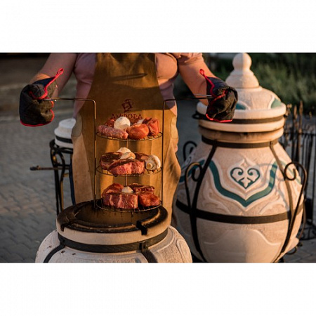 Решетка-гриль 3-х ярусная средняя