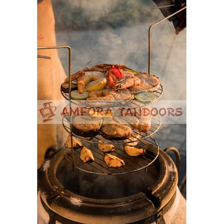 Решетка-гриль 3-х ярусная средняя