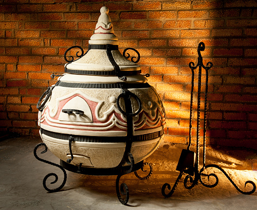 Тандыр Восточный со съёмной крышкой