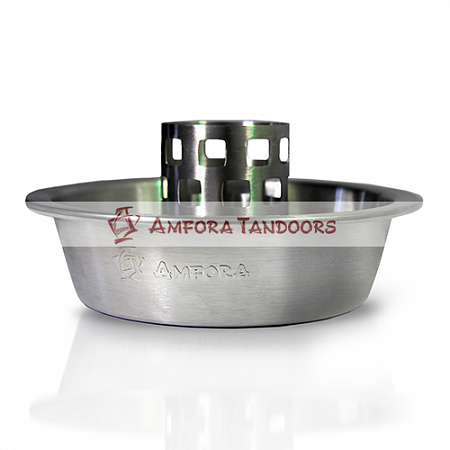 Курница 21 см из нержавеющей стали для запекания курицы